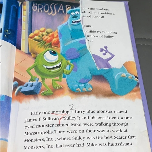 Disney Pixar Monsters , inc.  book - Picture 6 of 7
